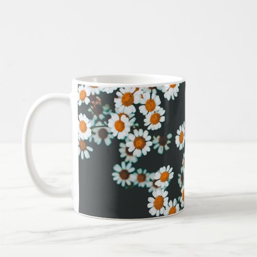 Daisy Daisies Floral Koffiemok (Links)