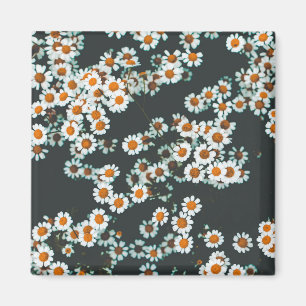 Daisy Daisies Floral Magneet