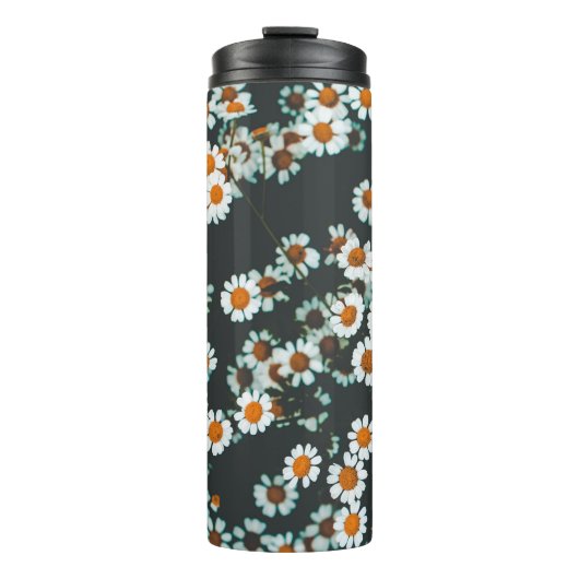 Daisy Daisies Floral Thermosbeker (Voorkant)
