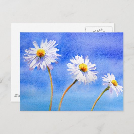 Daisy Daisy Briefkaart (Voorkant / Achterkant)