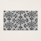 Daisy Damask Black White Personnalisé Enregistrer (Dos)