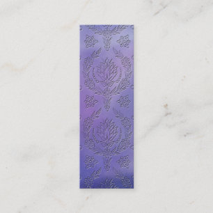 Daisy Damask, EMBOSSED Mini Visitekaartje