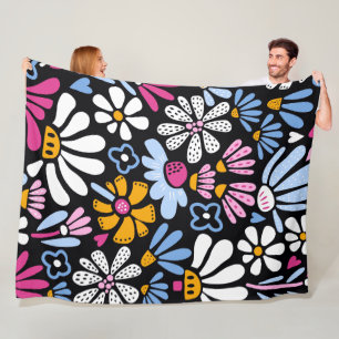 Daisy Dancing 60x80 Fleece Deken
