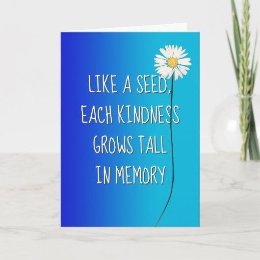 Daisy Dank je Kaart (Voorkant)