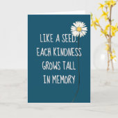 Daisy Dank je Kaart (Gele Bloem)