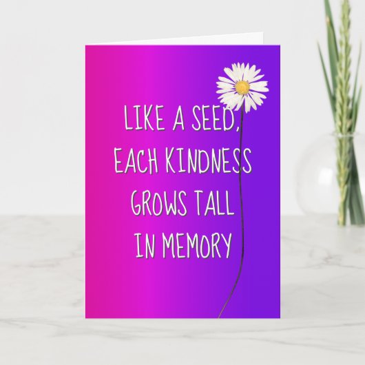 Daisy Dank je Kaart (Voorkant)