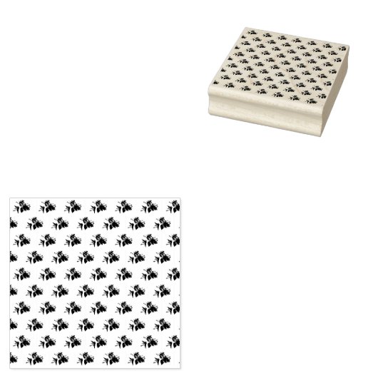 Daisy Day Pattern Rubberstempel (Gestempeld)
