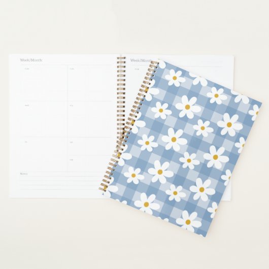 Daisy Days Planner - Blue Gingham (Display)