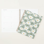 Daisy Days Planner - En vichy vert (Devant avec enveloppe)