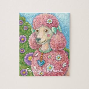 DAISY De Franse Roze Poedel PUZZEL