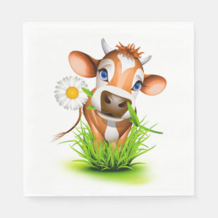 Daisy De Koe Luncheon Papieren servetten