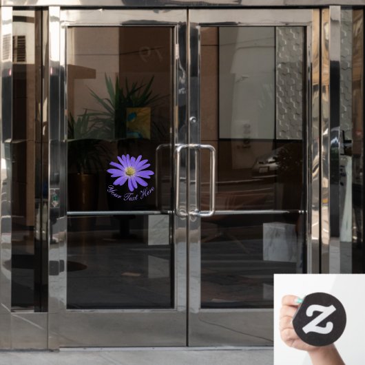 Daisy Decal Personaliseer Gerbera Daisy Window Cli (Kantoordeur)