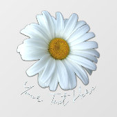 Daisy Decal Personalized Wild Daisy Window Cling (Vel)