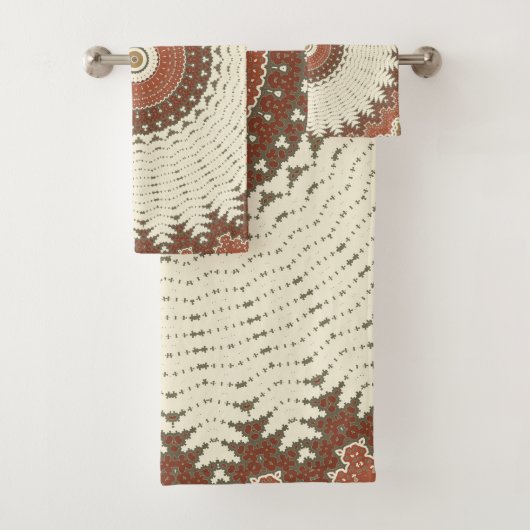 Daisy Delicate Mandala Bad Handdoek (Insitu)