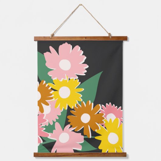 Daisy Delight Hangend Wandkleed (Voorkant)