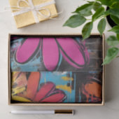 Daisy Delight Pop Art Blossoms decoupage papier (Geschenk)