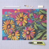 Daisy Delight Pop Art Blossoms decoupage papier (Craft)