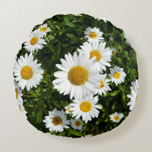 Daisy Delight Round Coussin