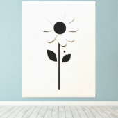 Daisy Design Canvas Afdruk (Insitu (Houten vloer))