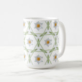 Daisy Design - Geometric Daisy Design Cup Koffiemok (Voorkant rechts)