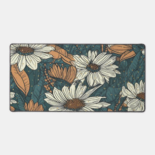 Daisy Desk Mat in herfstkleuren