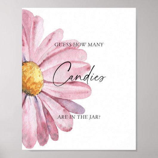 Daisy - devinez combien de bonbons Poster (Devant)
