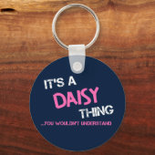 Daisy ding dat je naam niet zou begrijpen sleutelhanger (Voorkant)