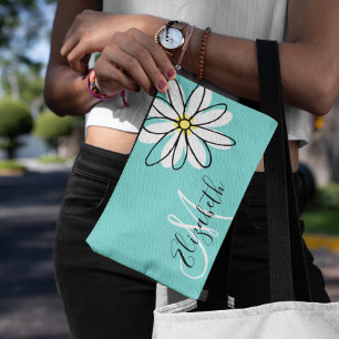 Daisy Doodle Bloem Persoonlijk Monogram Etui