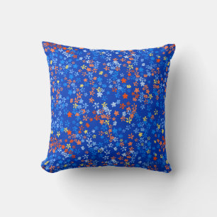 Daisy Dot Vintage Psychedelic Floral Kussen
