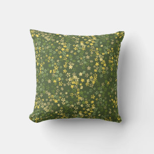 Daisy Dot Vintage Psychedelic Floral Kussen