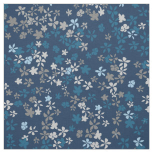Daisy Dot Vintage Psychedelic Floral Stof