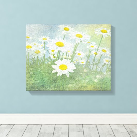 Daisy Dream Canvas Afdruk (Insitu (Houten vloer))