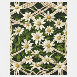 Daisy Dream Fleece Blanket - Large Deken