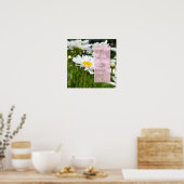 Daisy Dream Poem Poster (Keuken)