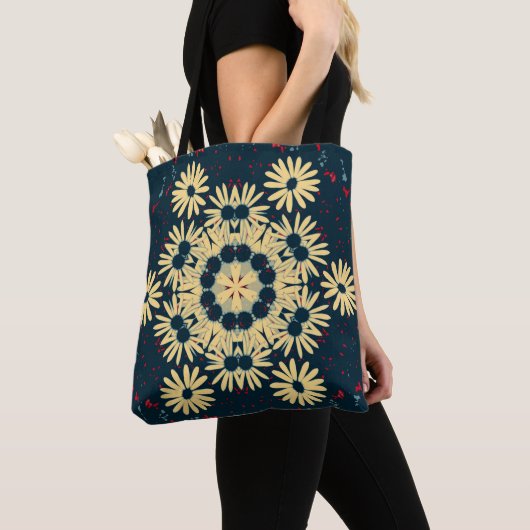 Daisy Dromen Mandala Draagtas (Dichtbij)