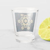 Daisy Dromen Mandala Shot Glas (Achterkant)