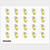 Daisy Duck Ronde Sticker (Vel)