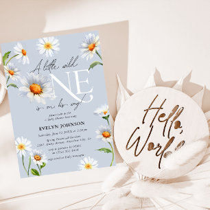 Daisy 'Een Klein Wild Eentje' Jongens Baby Shower Kaart