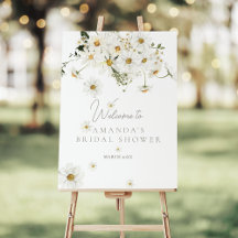 Daisy Elegant Wildflower Modern Vrijgezellenfeest