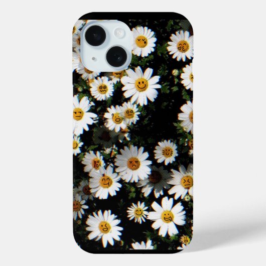 Daisy Emoji Faces Case-Mate iPhone Case (Achterkant)
