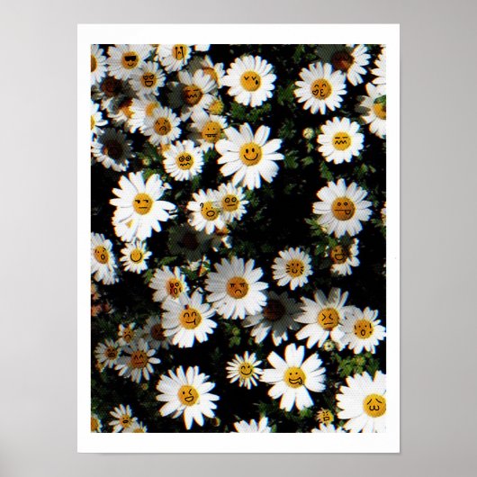 Daisy Emoji Faces Poster (Voorkant)