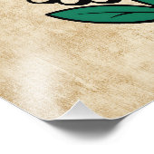 Daisy en Bird Design Foto Afdruk (Hoek)