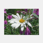 Daisy en Fireweed Wildflower Deurmat (Voorkant)