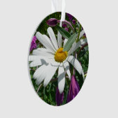 Daisy en Fireweed Wildflower Ornament (voorkant)