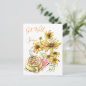 Daisy en Soep Briefkaart (Staand voorkant)