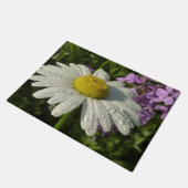 Daisy en Zomer Lila Wildflower Deurmat (Schuin)