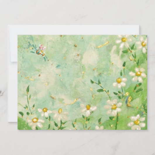 Daisy et invitation aux abeilles (Devant)