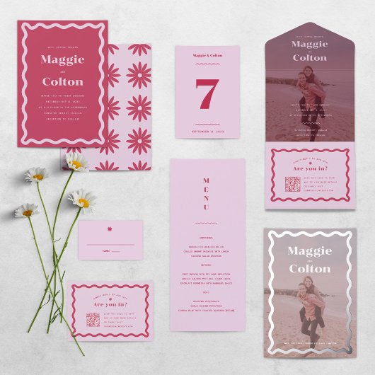 Daisy Faire-part de mariage