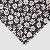 Daisy Filed Waterverf Black en White Tissuepapier (Detail)