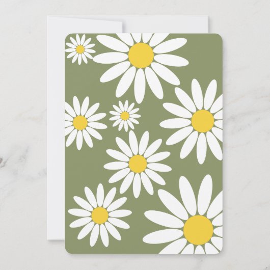 Daisy First Birthday Invitation (Dos)